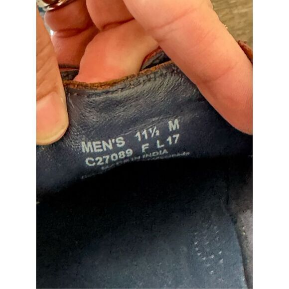 COLE HAAN Grand.Os WATSON Brown Pebble Leather Wingtip Oxford Size 11.5 - Picture 8 of 9